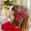 Plaid Hair Bow - Scottie
