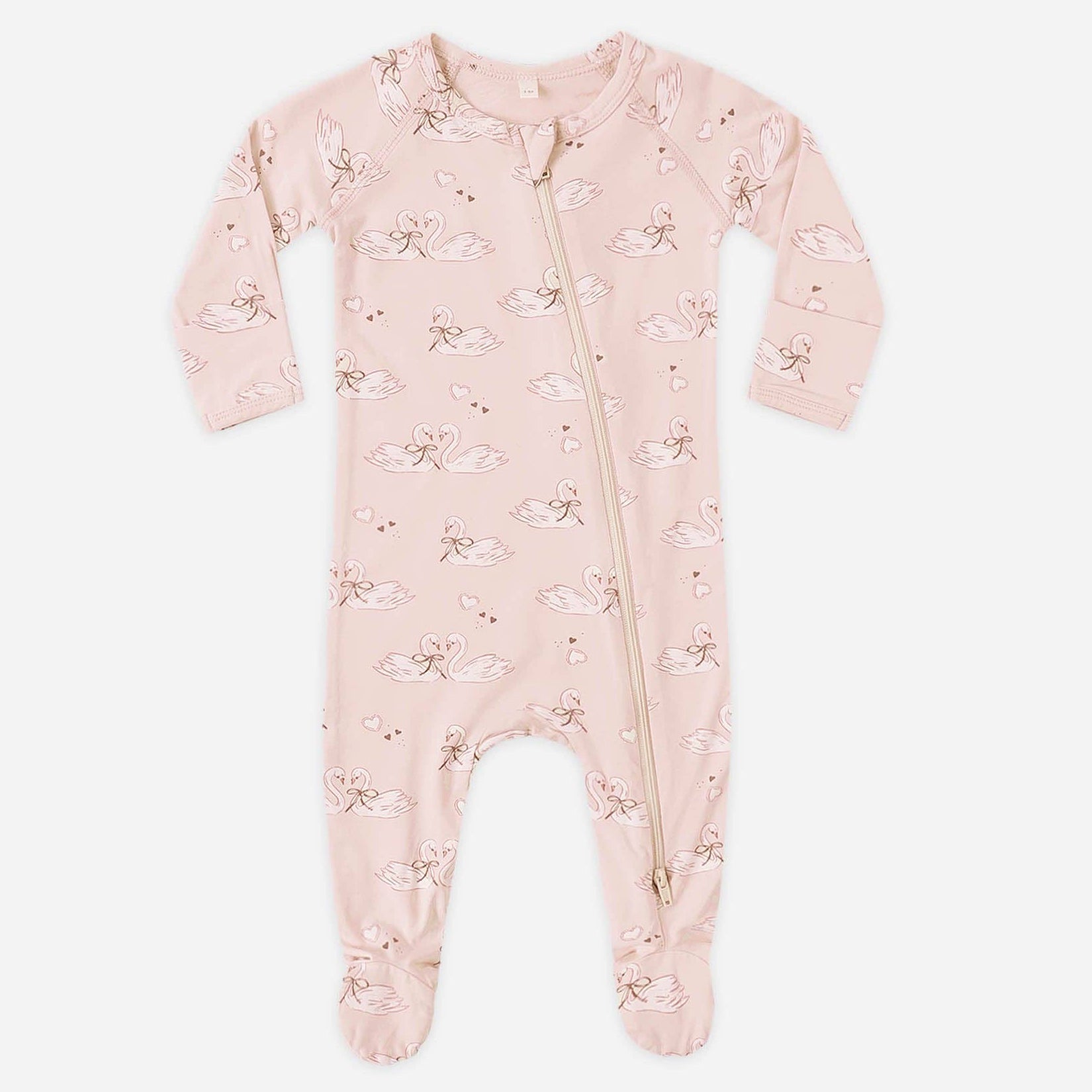 Swans Bamboo Zip Footie