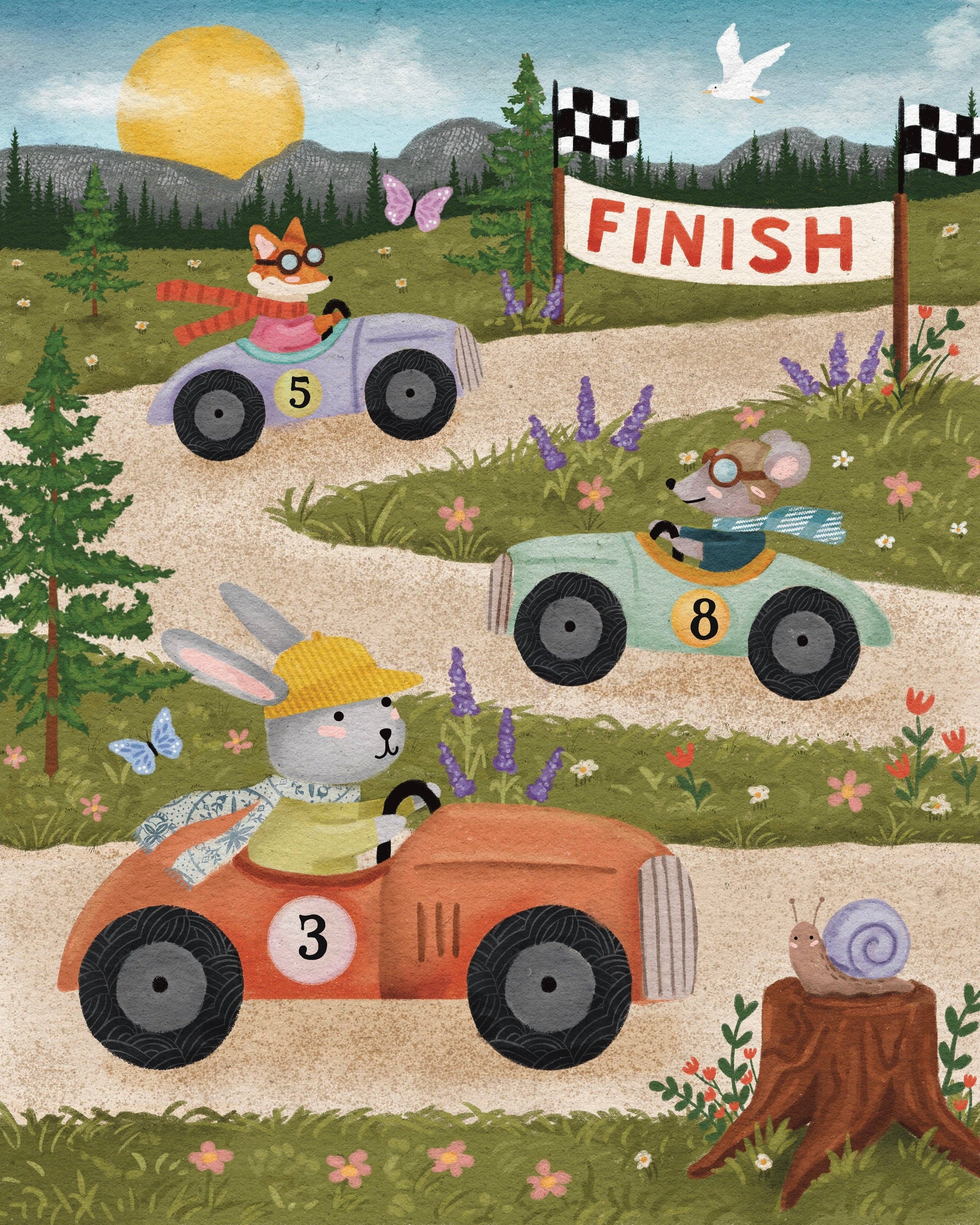 Little Racers Mini Puzzle kids playing lifestyle photo