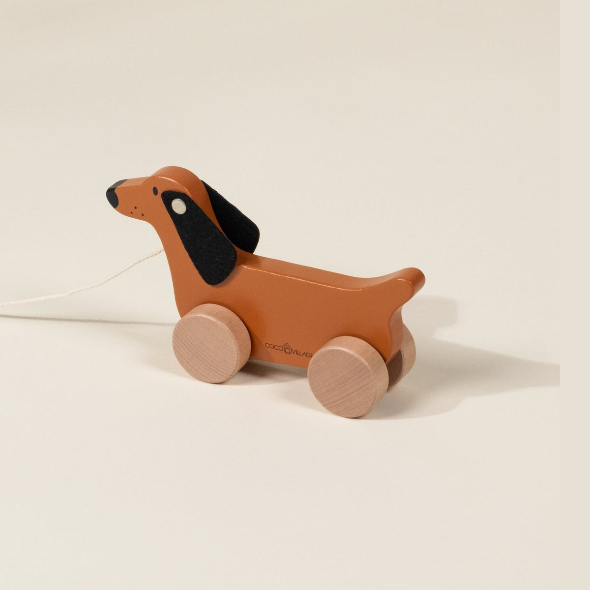 Coco Village wooden Dog Pull Toy