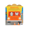 Vehicles Coloring Book & Stickers