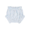 Seashells Striped Baby Dress + Bloomer