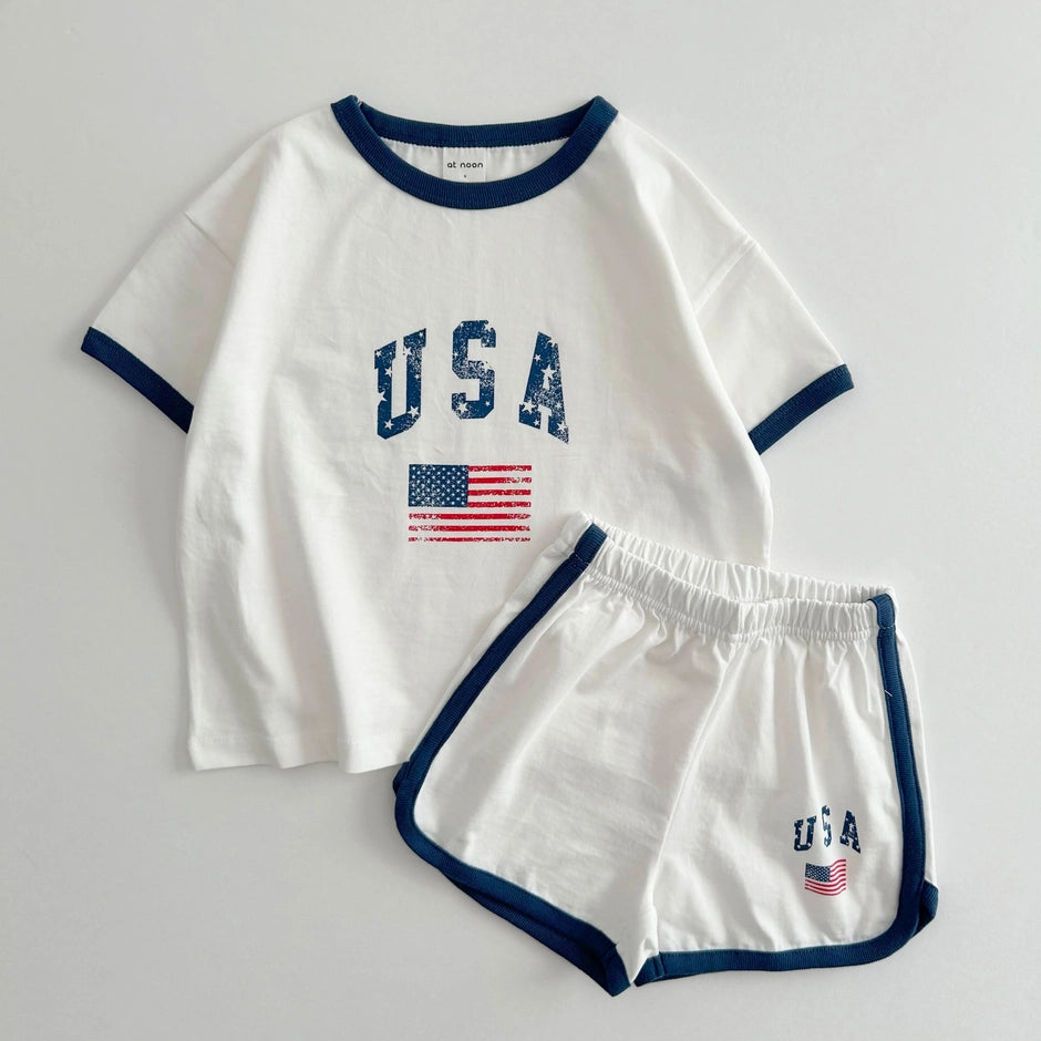 Vintage Print Ringer Set