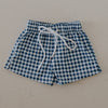 Blue Gingham Child Board Short