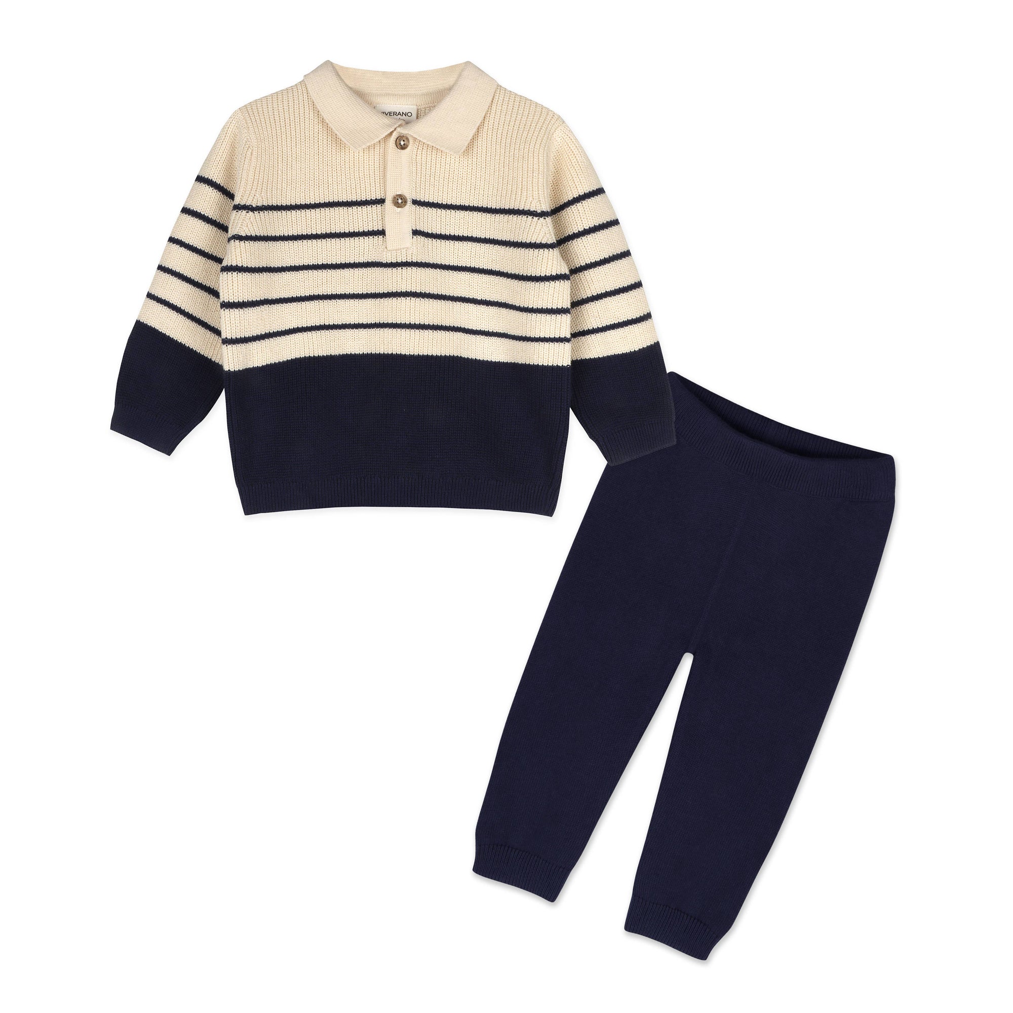 Polo Sweater Knit Set