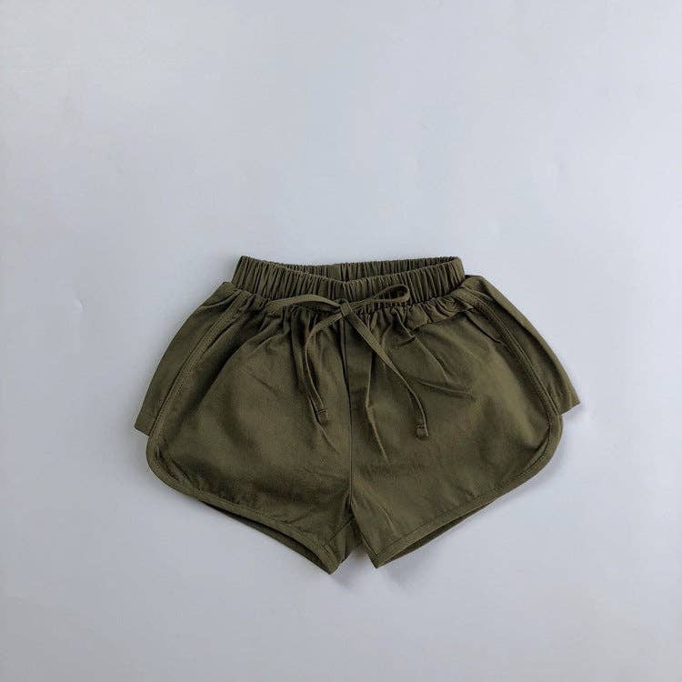 Olive Summer Shorts kids shorts detail view