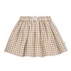 Twill Skirt - Oat Gingham
