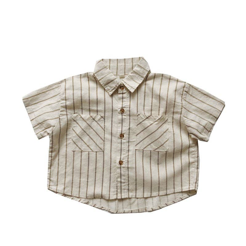 Natural Stripe Tee kids lifestyle photo