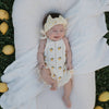 Lemon Knit Baby Romper