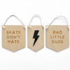 Rad Little Dude Wall Sign