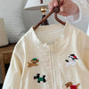 Puppy Color Block Romper baby lifestyle photo