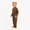 Espresso Polkadot Bamboo Button Up Set