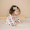 Berry Sweet Zip Baby Pajamas