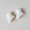 Knit Booties - Cloud