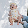 Lemon Knit Baby Romper