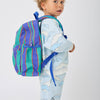 Cool Kid Backpack - Navy & Green Stripe