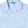 Sky Blue Gingham Pajamas Set