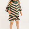 Forest Stripe Slouchy Set