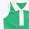Pleated Tennis Dress - Green