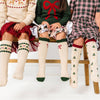 Vanilla Fair Isle Knee High Socks