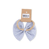 Blue Blizzard - Bow On Headband