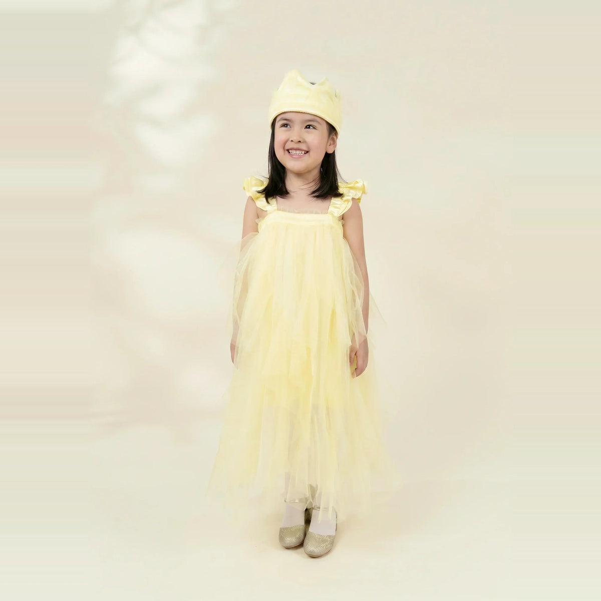Coco Village Gelato Ruffle Princess Dress with Crown