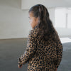 Girls Leopard Lounge Set - back view