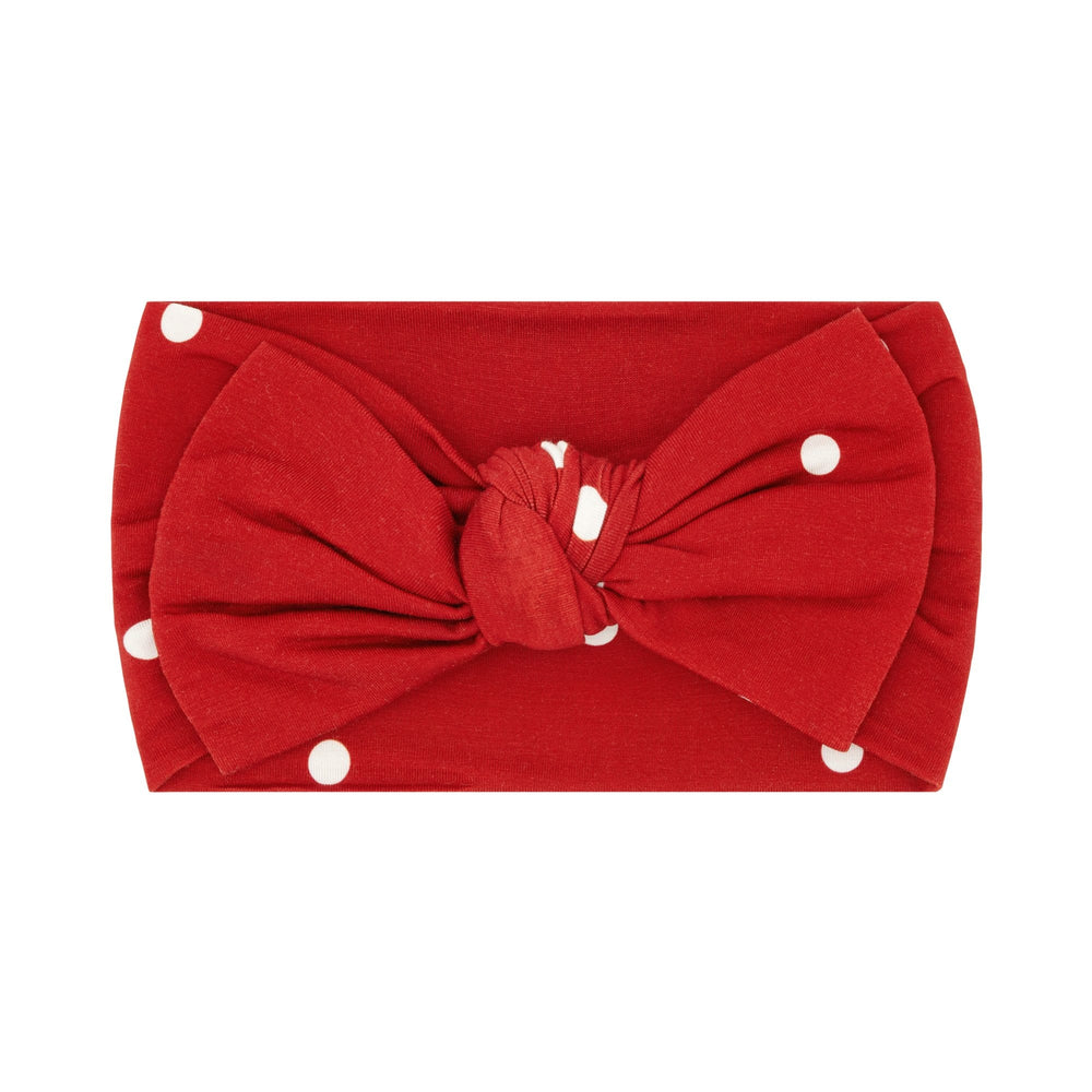Ruby Polka Dot Headband
