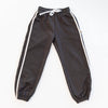 Jogger Charcoal & Stripes back detail with Boo & Co sweatshirt