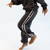 Jogger - Charcoal & Stripes