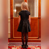 Mini Murphy Dress in Black - back view