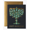 Laurel Menorah Card
