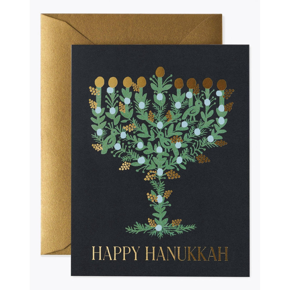 Laurel Menorah Card