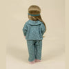 Doll pajamas back view