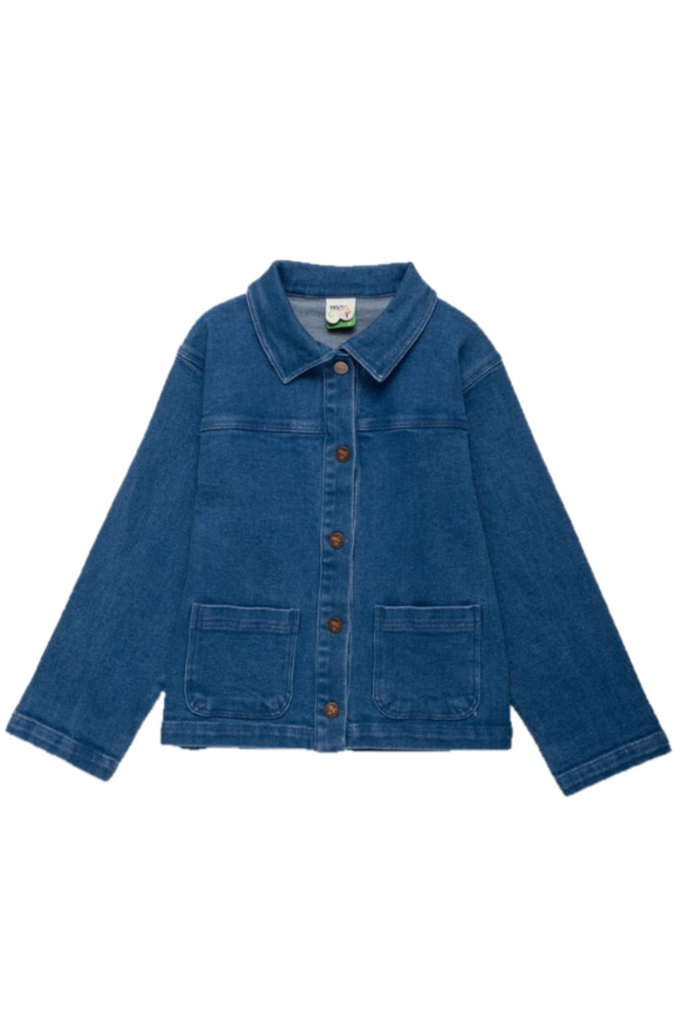Denim Barn Jacket flat lay front view