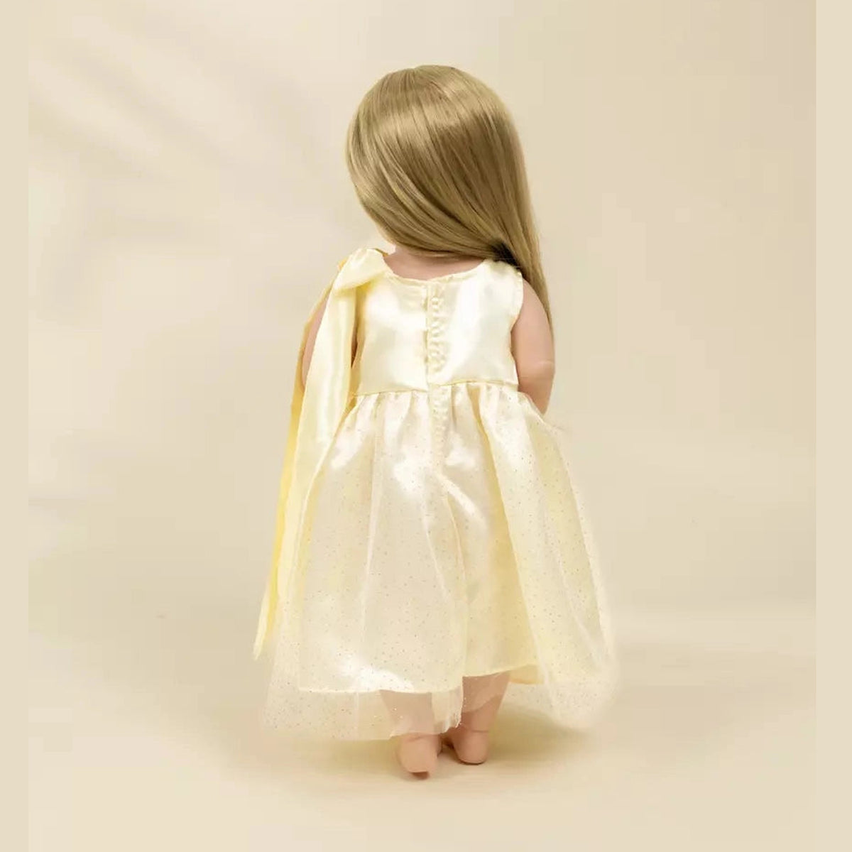 Princess doll gown back view