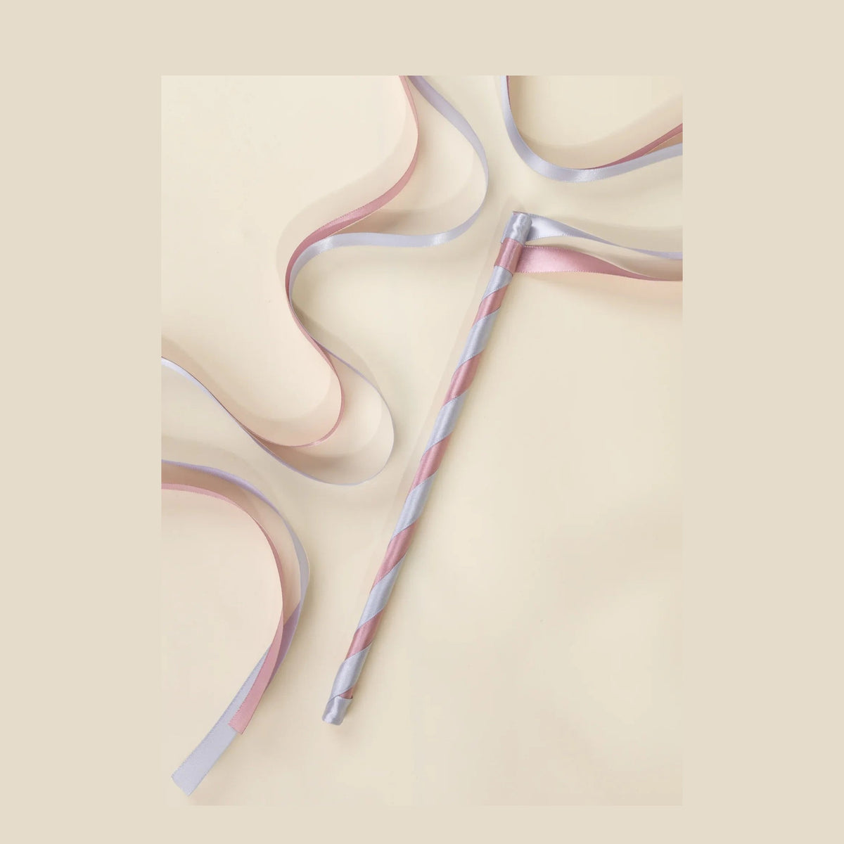 Pastel ribbon wand detail