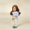 Rose doll three-quarter view