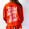 'Tis The Season To Be Spooky back print close-up