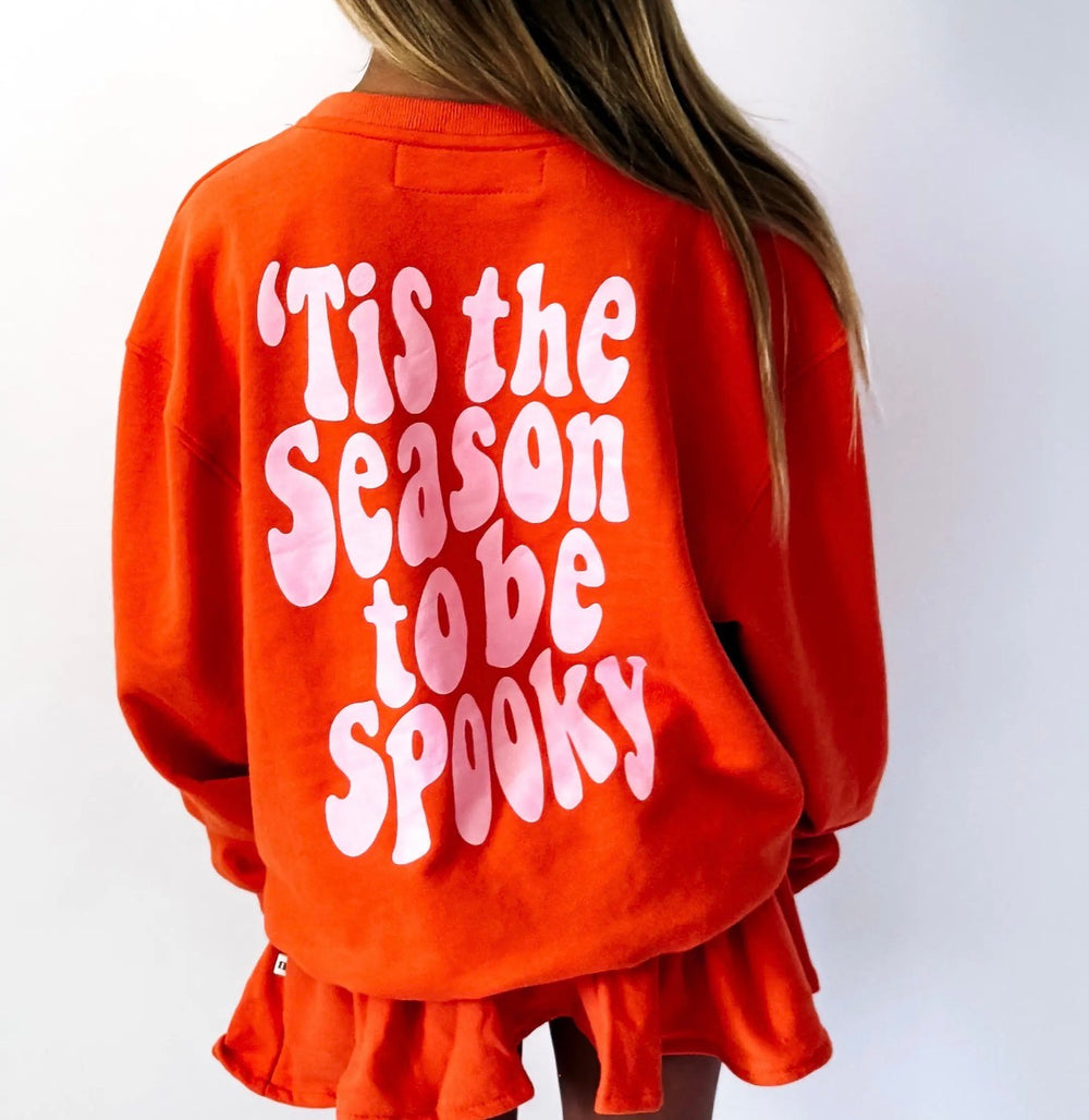 'Tis The Season To Be Spooky back print close-up