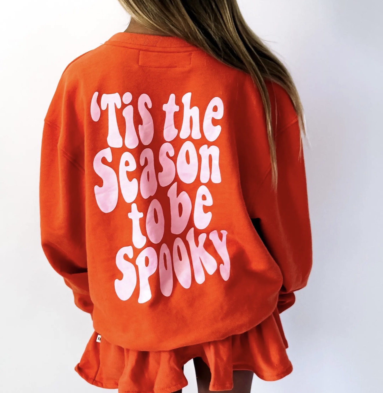 'Tis The Season To Be Spooky back print close-up