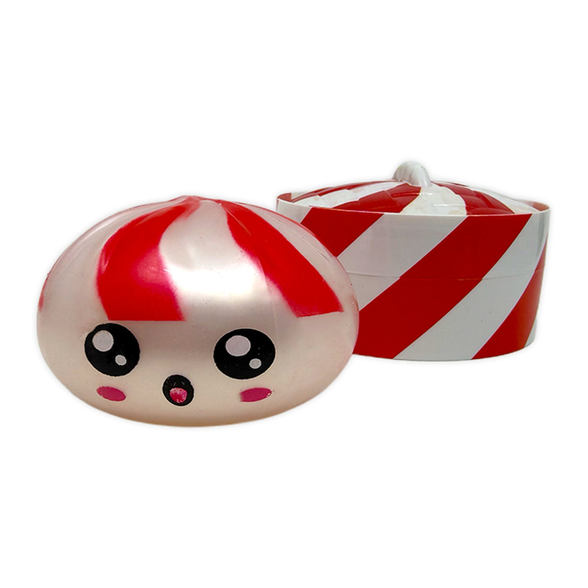 Fun Doh Merry Squishmas Dumpling Squishy - Peppermint