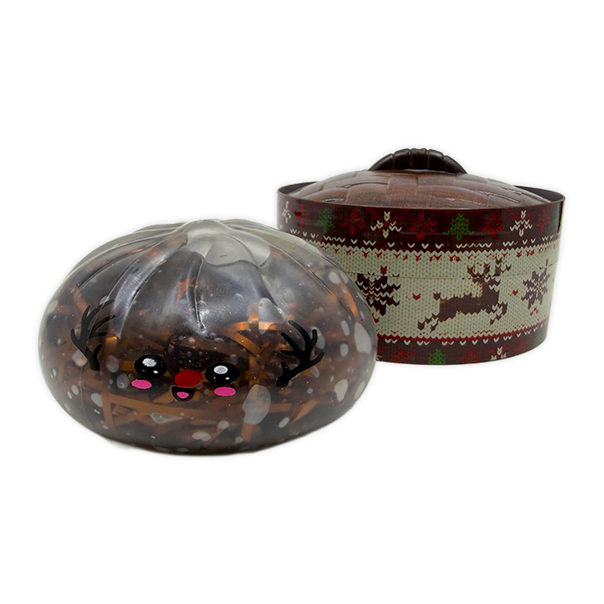 Fun Doh Merry Squishmas Dumpling Squishy - Reindeer