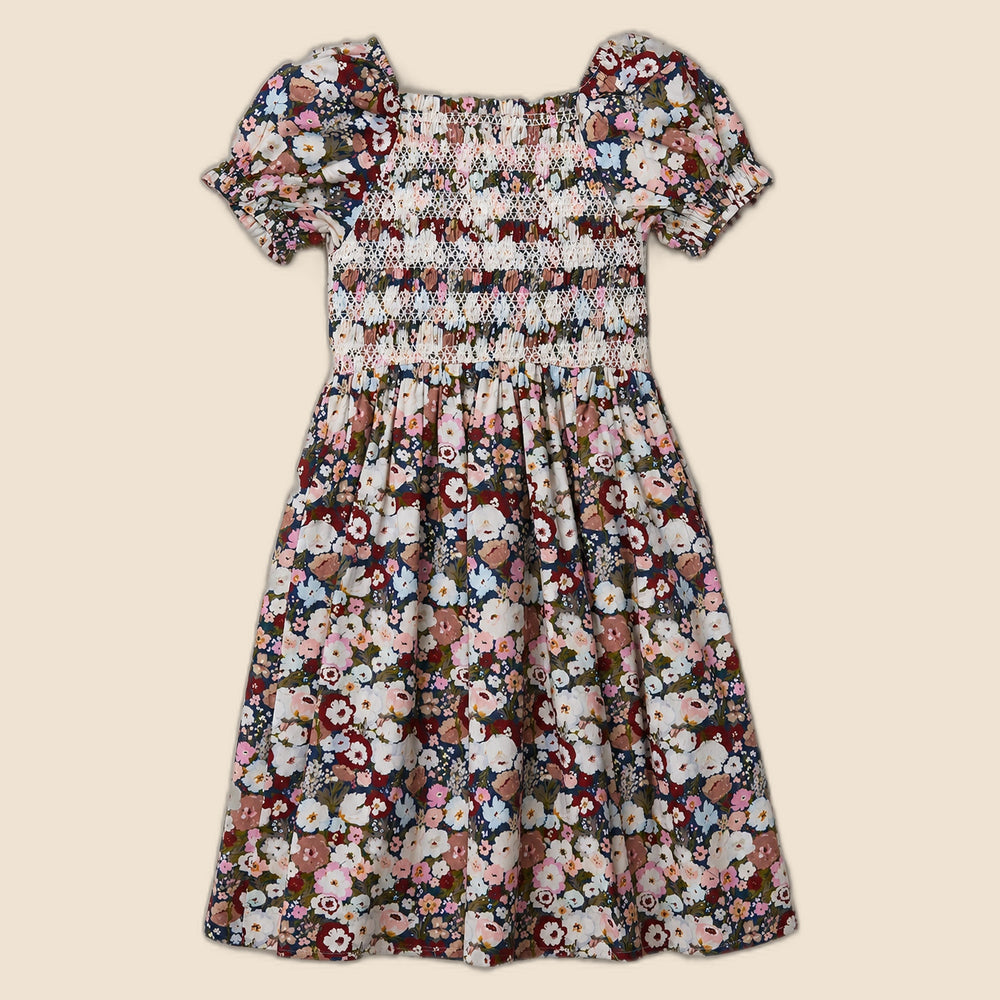 Mini Sunday Best Dress in Midnight Garden