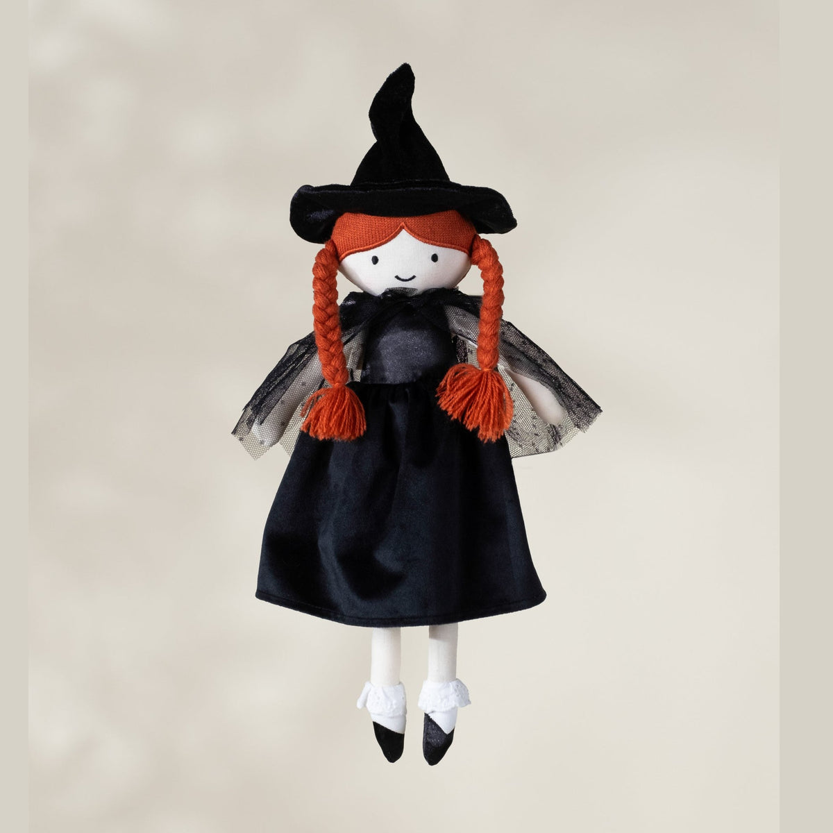 Witch plush toy front view