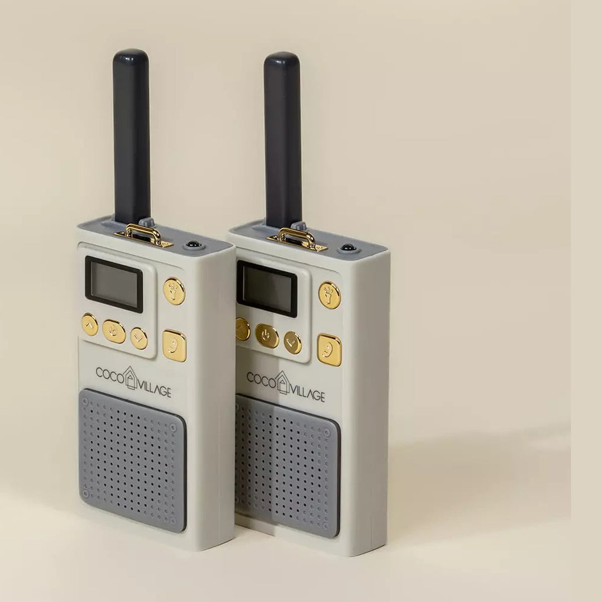 Coco Village Set of 2 Walkie Talkies in beige