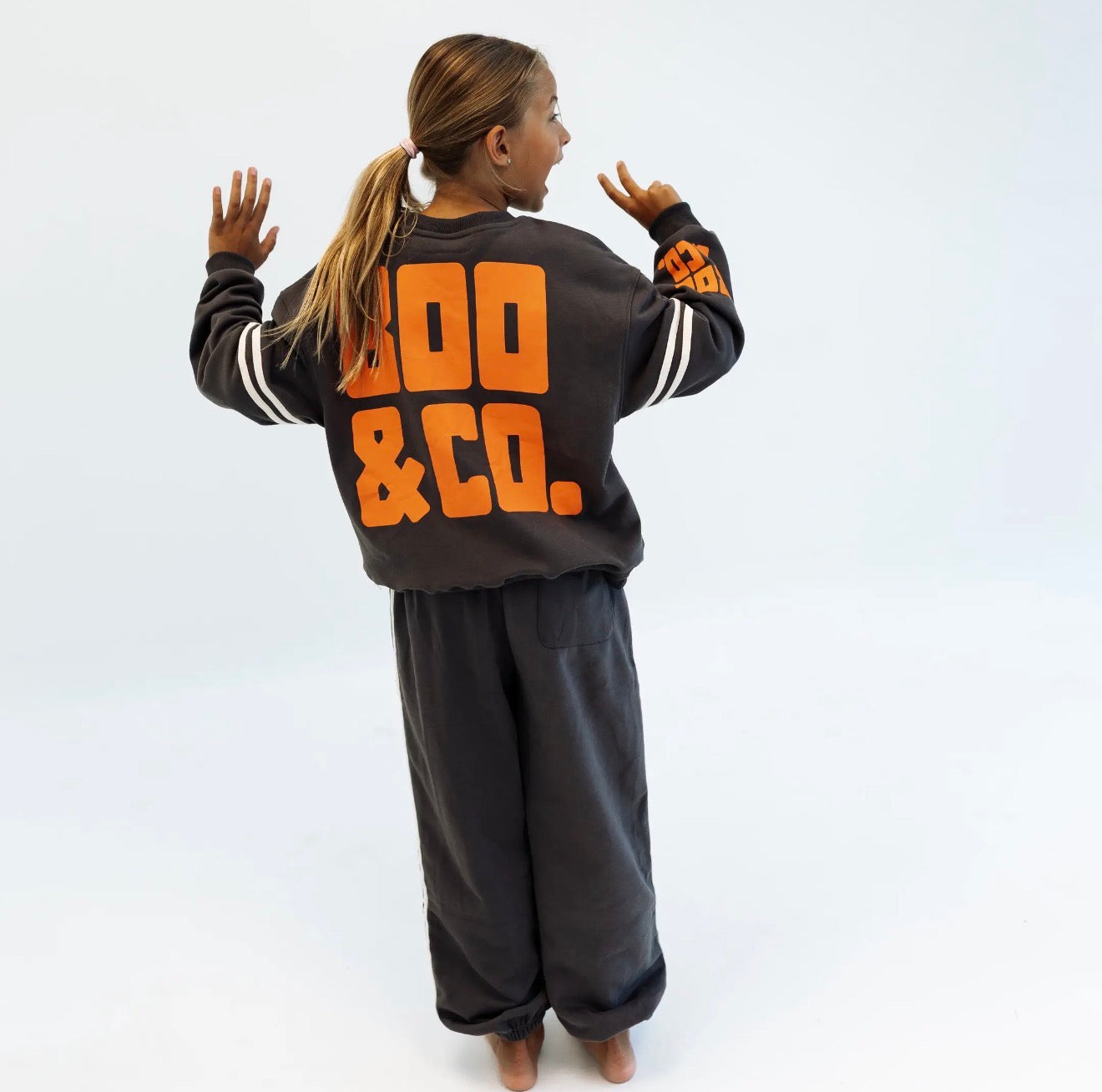 Which Witch Boo & Co pullover back view detail